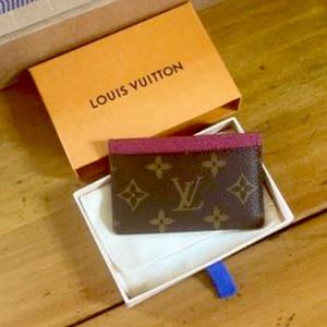 Louis Vuitton Pink Monogram Cardholder